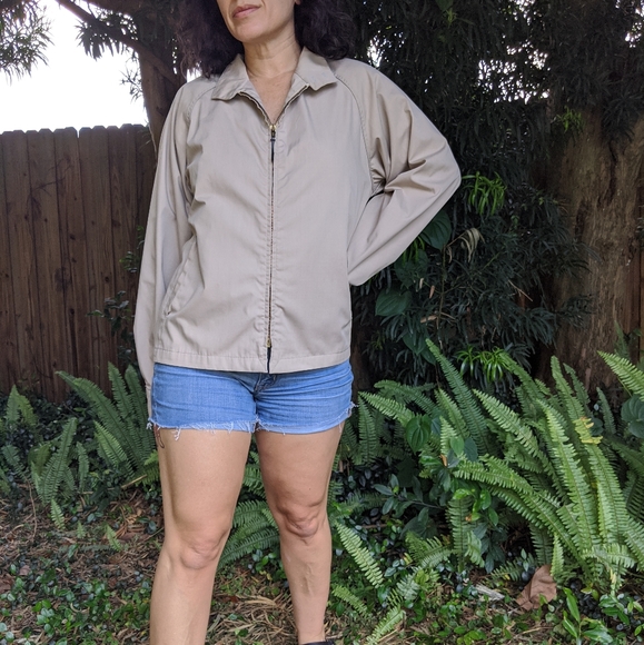 Vintage Beige Herrington Jacket | London Fog - Picture 3 of 9